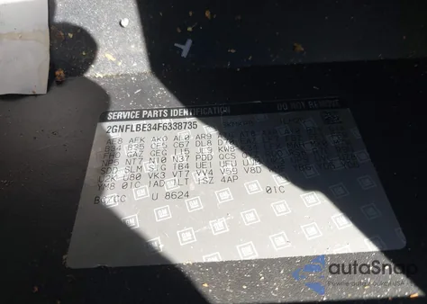 2015 Chevrolet Equinox 1Lt z USA, uszkodzony, nr VIN 2GNFLBE34F6338735